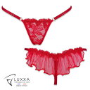 LUXXA(ルクサ)●エリクシール・ストリング 【ELIXIR String】|フランス製 Tバック レース レディース セクシー ショーツ 刺繍 インポート ...