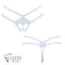LUXXA(ルクサ)●イリッセ・ネイキド・ストリング 【IRISSE Naked String】|フランス製 Tバック レース レディース ショーツ オープンク...