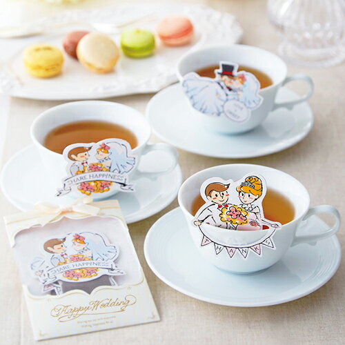 楽天【ルナルーチェ】楽天市場店【プチギフト】Tea Time Wedding　1477