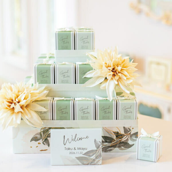 【ウェルカムプチギフト】★ダリアグレース(モスG) 34個セット//con1182【クッキー・上品・可愛い】