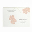 【高級シリーズ ITALY】カメリア 招待状セット【手作り 結婚式 二次会 1.5次会】