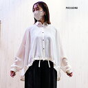 PASSIONE シャツ襟ブラウスジャケット(レディース)536947