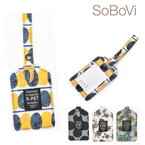 SoBoVi ラゲッジタグ Travel 目立つ おしゃれ 可愛い ドット シンプル 花柄