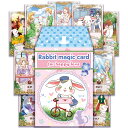 【初心者向け日本語ブックレット付】【うさとこ先生監修】RABBIT MAGIC CARD FOR HAPPY LOVE はぴらぶオラクルカード オラクルカード 初心者 カード かわいい　にぎやか