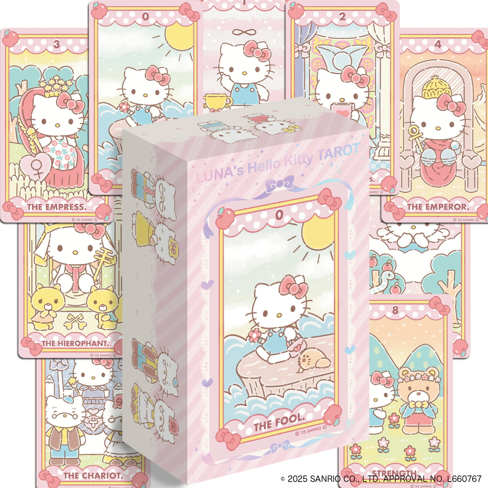 【初心者】ルナズ ハローキティ タロット LUNA's Hello Kitty 初心者 タロットカード かわいい 人気 タロットカード ランキング