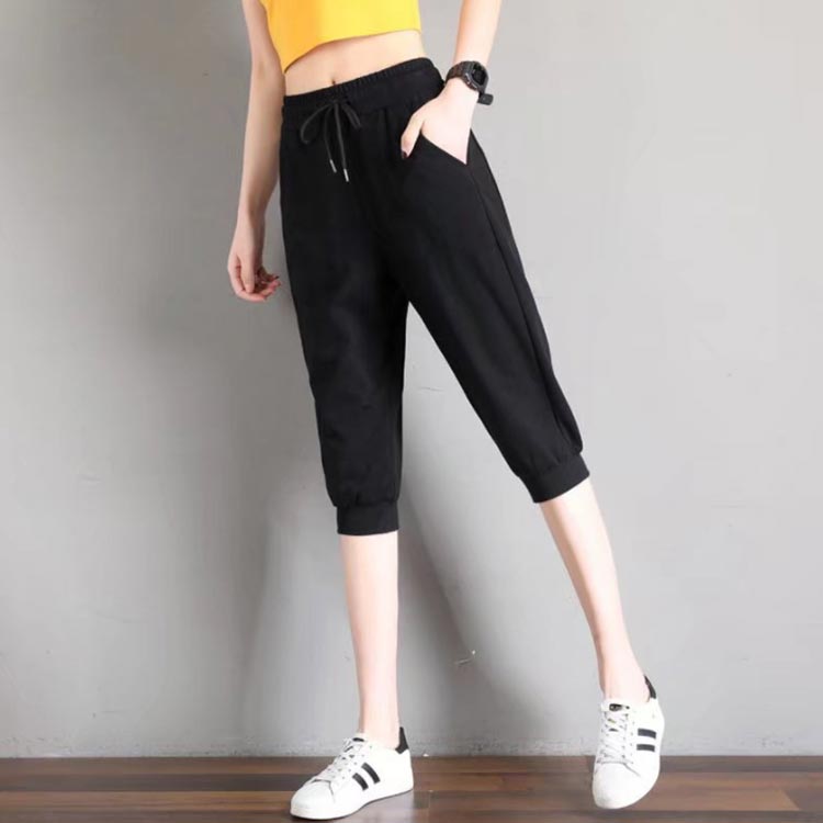 レディース スウェットパンツ ショートパンツ 秋 7分丈パンツ ジャージ ハーフパン...