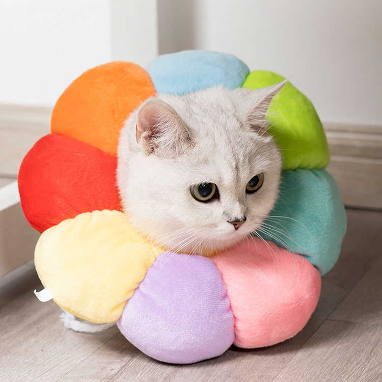 手術 ソフトタイプ 猫用 猫 エリザベス 犬用 猫用品 花 猫グッズ 犬用品 送料無料 ...