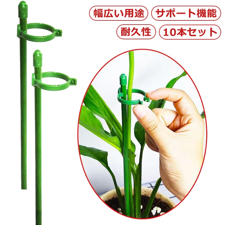 花 30cm 10本セット ガーデニング 観葉植物 45cm 60cm 75cm 園芸 ささえ 花 雨風で草花が倒れるのを防ぐ専用のささえ 草花の広がりを抑えて美しく演出できる