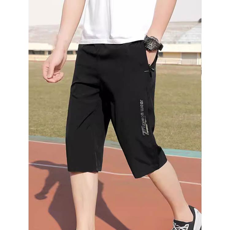 七分丈 ジャージ 接触冷感 冷感パンツ ドライメッシュ 夏 下 2枚 アウトドア ひざ下 ハーフパンツ ひんやり メンズ 吸汗速乾 大人 作業着 通学 冷感 フィットネス UVケア ワークパンツ ストレッチ UVカット ドライ 夏物 キャンプ ドライメッシュ クロップドパンツ lunamart-10004041 Luna mart サンプル画像2
