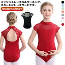 ストレッチ バレエレオタード こども 子供 子ども 子供 バレエレオタード 綿 通気性 子供 ジュニア用 120cm ダンス服 レース柄 100cm 110cm...