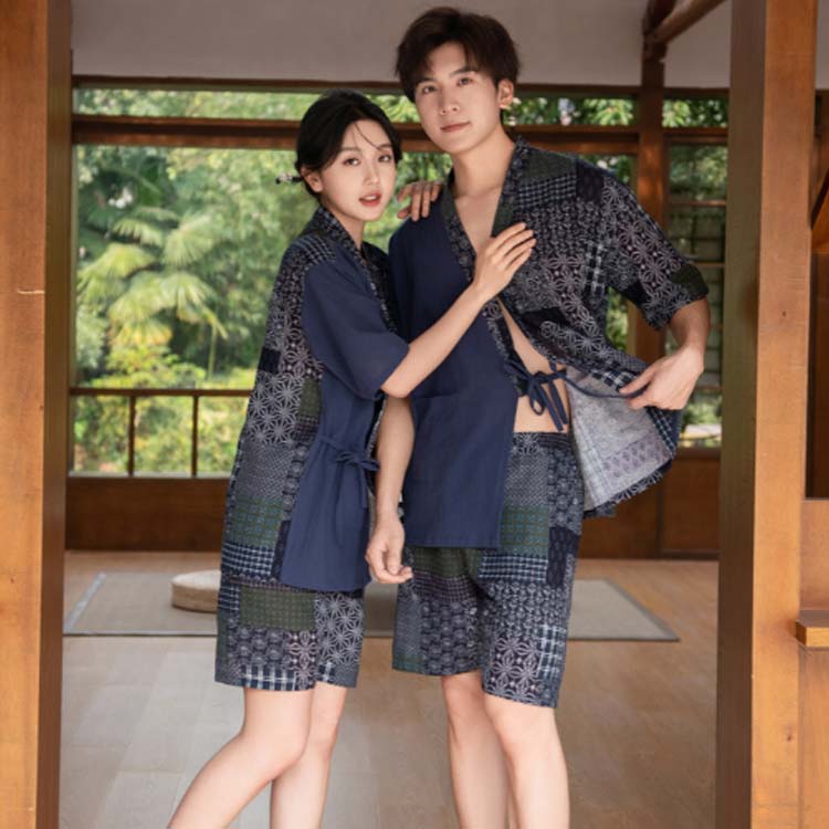 無地 親子 甚平 ペア 夏服 レディース 甚平 カジュアル お揃い メンズ 部屋着 大人...