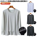 接触冷感 作業服 アイスシルク 薄手 tシャツ インナー 長袖 メンズ 2枚セット 夏 冷感 長袖 ティーシャツ クルーネック ストレッチ 丸首 紫外線対策 ジョギング クール感 涼しい 吸汗速乾 ドライ トップス メンズ ジム ヨガ スポーツウェア 冷感インナー