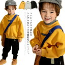 綿 裏起毛 長袖 トップス キッズ 80-150cm 重ね着風 トレーナー 女の子 ハイネック 厚手 切り替え おしゃれ プルオーバー ベビー服 ジュニア 子供服 暖かい スウェット 秋冬 子ども服 男の子