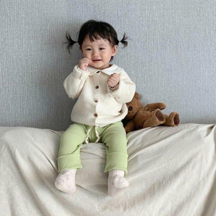 女の子 カーディガン 普段着 ベビー服 羽織り 男の子 男児 女児 トップス フロントボタン 子供 ニット アウター お出かけ 出産祝い プレゼント 女の子