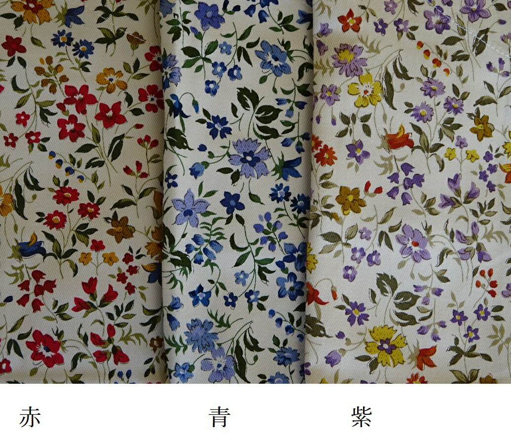 S サイズ 綿100% 日本製 Sサイズ 花柄 割烹着 当店人気 NO1 百貨店 販売 かわいい 花 柄 割ぽう着（ 母の日 レディース スモック かっぽう着 カッポウギ 大人 小柄 小さい small ミニ おしゃれプレゼント ギフト女性 綿 敬老の日 長袖 オシャレ 誕生日 ) 3