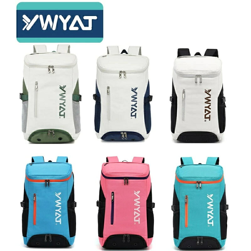 【 SALE】【★人気商品★】YWYAT バドミントンバッグ バックパック 男女兼用 ラケット 3 本収納 大容量 プロ用 バドミントン・テニスラケットポーチ 韓国風海外輸入品