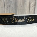 【ルナリボン】5037 Eternal love サテンリボンL9M/巻