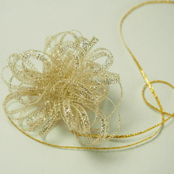 【ルナリボン】M001 プルボウ ゴールド 18M/巻