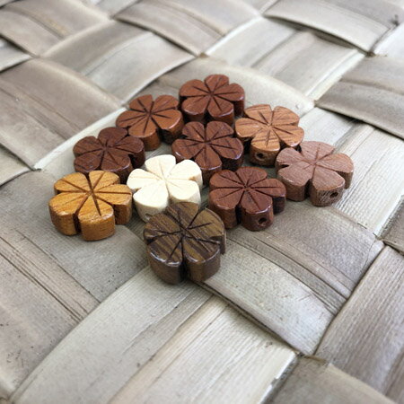 ハワイアン　ウッドビーズ 339 メール便発送対応