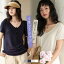 「アウトレット品」Tシャツ トップス 半袖 カットソー レディースTシャツ リネン リネンシャツ Uネック..