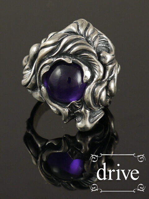 drive[メトセラ　リング]　(シルバーアクセサリー/シルバー925/Silver925/ゴシック/攻撃/攻撃的ゴシック/ドライブ/ドライヴ/リング/指輪/メンズ/レディース/ユニセックス/樹木/天然石/アメジスト)