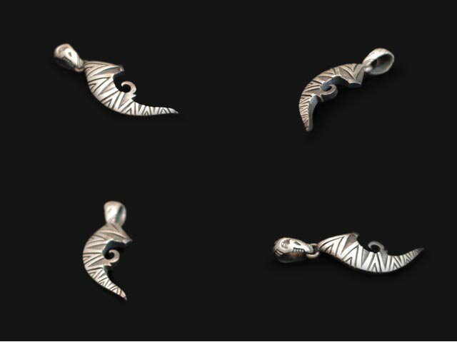 Dual Flow[polynesia style pendant]　(シルバーアクセサリー/シルバー925/Silver925/デュアルフロウ/ペンダント/ネックレス/メンズ/レディース/ユニセックス/トライバル/サモア/マオリ/刺青/Dualflow)