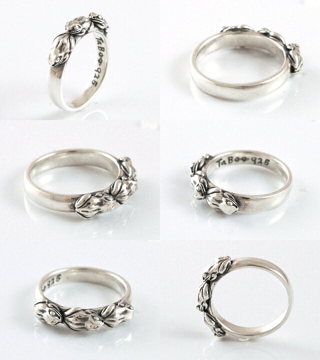 TaBoo925[豆蛙リング3]　（シルバーアクセサリー/silver925/リング/トカゲ/メンズ/レディース/ユニセックス/ヤモリ/爬虫類/指輪）aの商品画像 2