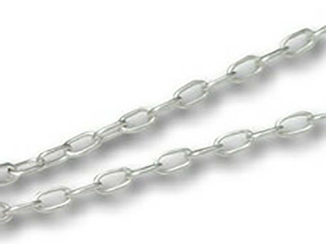シルバー925　あずきチェーン　40cm　45cm　50cm　3mm幅