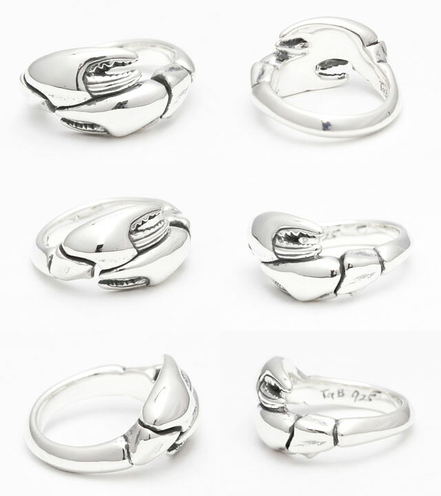 TaBoo925[カニ爪リング]　（シルバーアクセサリー/silver925/リング/トカゲ/メンズ/レディース/ユニセックス/蟹）の商品画像 2