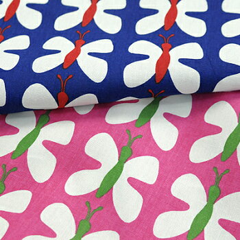 生地ARVIDSSONSアルビッドソンズFjarilMiniミニ蝶々ちょうちょ柄ミニサイズ!北欧布地を10cm単位で販売♪