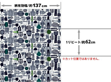 北欧オーダーカーテン marimekko マリメッコ PUUTARHURIN PARHAAT プータルフリン パルハート