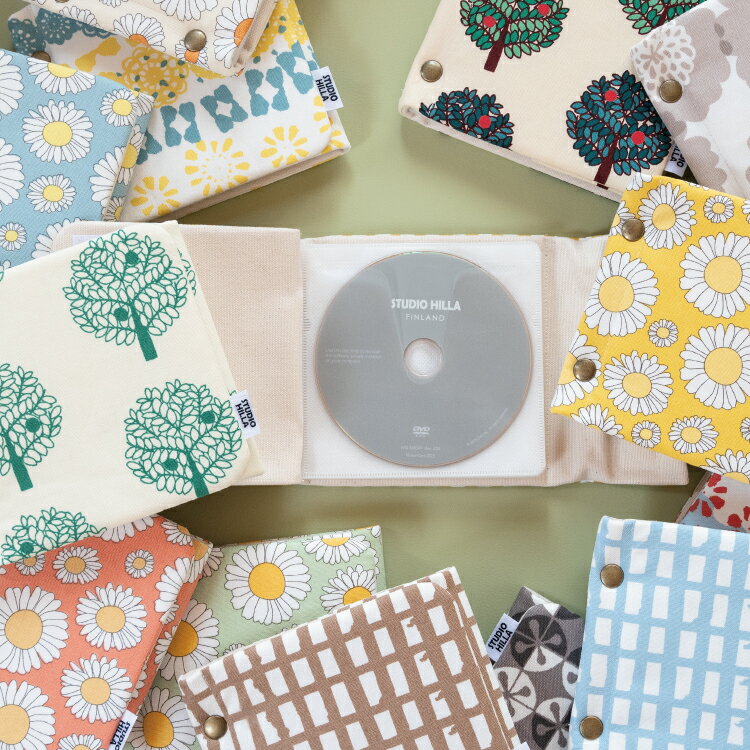CD/DVDケース STUDIO HILLA 全20種 CDケース DVDケース 14枚収納 アルバ