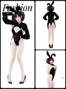 【即納】SENMHS 逆バニー セクシー バニーガール メイド うさぎ バニー 小悪魔 PU革 萌え 下着 ボディコタイツ PU革 可愛い コスプレ コスチューム 仮装 撮影
