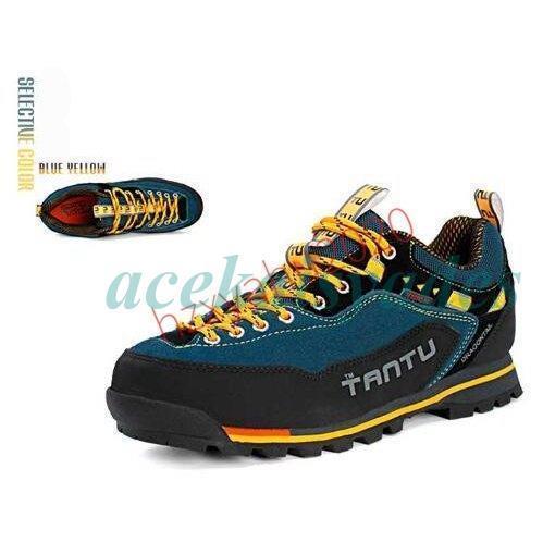 トレッキングシューズメンズ登山靴ハイキングシューズ防滑防水透気透湿性男性用アウトドアスポーツ運動靴春秋冬ローカット