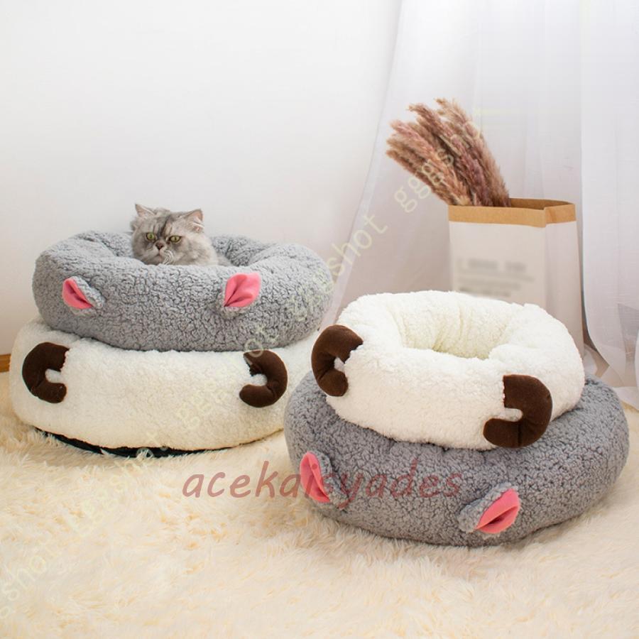 ペットベッド 犬 ベッド 猫ベッド クッション 冬 洗える ふわふわ 可愛い あったか 柔らか ネコ 猫用 ..