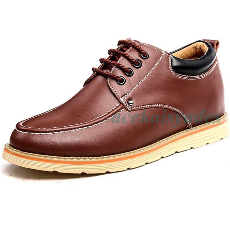 メンズ ワークブーツ 本革 ウォーキングシューズ 超軽量 幅広 紐 レースアップ ローカット 春 秋 冬 ショットブーツ