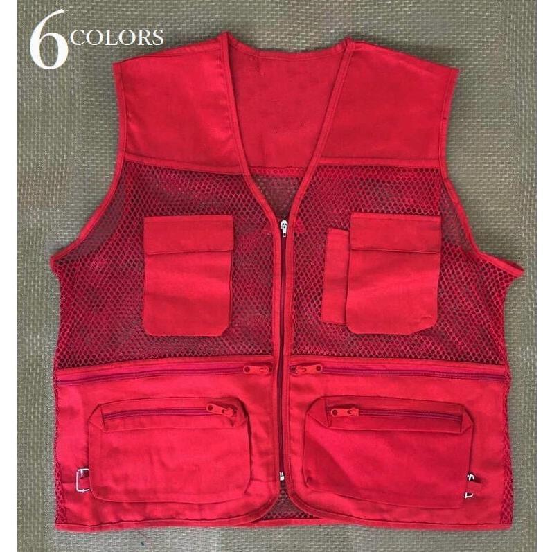 ベスト チョッキ トップス メンズ ファッション シニア 登山 釣り アウトドア 野外 便利 ポケット ファスナー ジップアップ