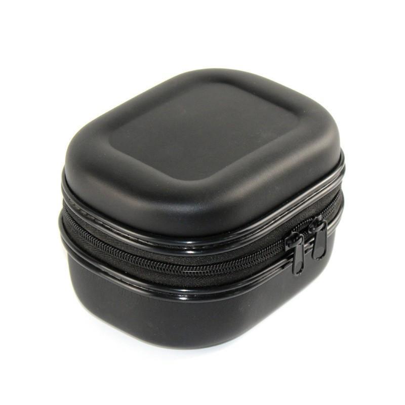 リールケース リールカバー フィッシングバッグ ハードケース 釣り 収納 道具箱 ブラック 黒 チャック..