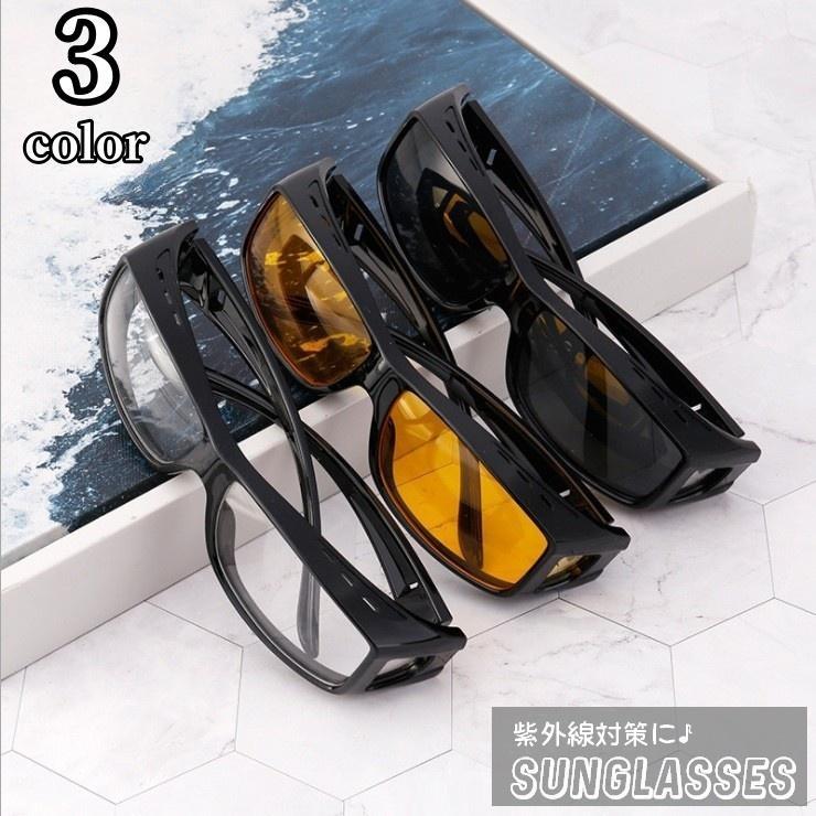 サングラス スポーツサングラス メンズ 男性 UV対策 紫外線対策 日よけ 眼鏡 伊達メガネ カラーレンズ 屋外スポーツ ランニング 釣り アウトドア