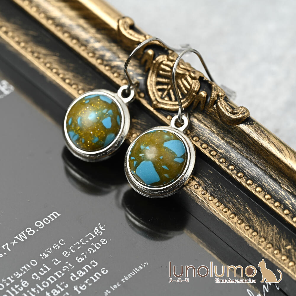 日本製ピアスレディースターコイズカ...