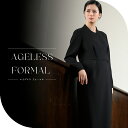 【28%OFF】ブラックフォーマル 喪服 レディース ワンピース ロング 洗える エイジレス スタイリッシュ M/L【8520513】