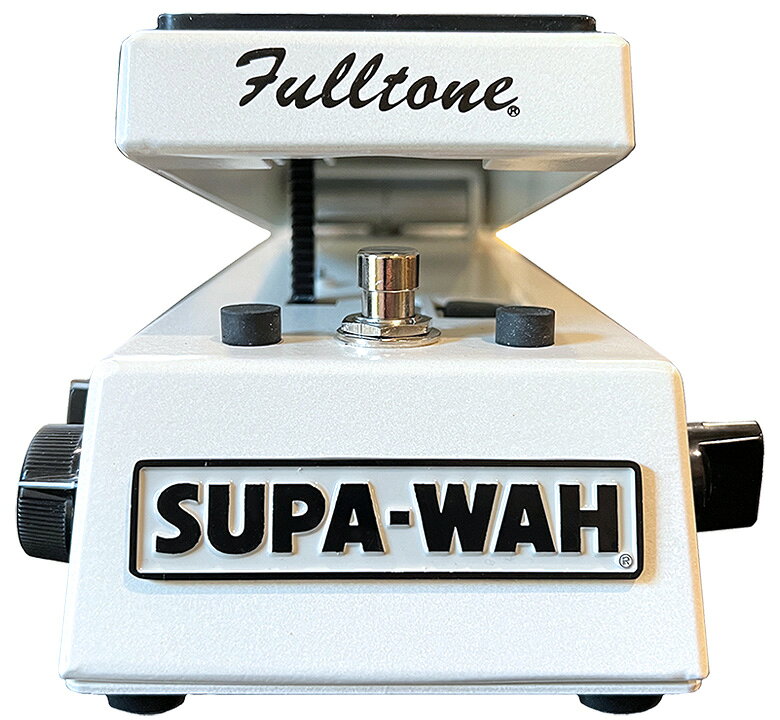 FULLTONE USA / CS-SUPA-WAH Fulltone Custom Shop SUPA-WAH は、伝説的なCLYDEワウの進化版として、幅広いプレイスタイルに対応する多機能ワウペダルです。2つの新モードを追加し、合計5種類のユニークなボイスを搭載。ペダル右側の大きなロータリー・スイッチで簡単に切り替え可能です。1960年代のVox Clyde McCoyに使われていた希少なBC109Bトランジスタをマッチドペアで採用し、ヴィンテージ感と現代的な使いやすさを融合しています。 ・5種類のボイスを搭載・・・(PHATモード)ボーカル的で表情豊かなワウ・サウンド、(SUBモード)深く、ダークでベースに最適なサウンド、その他3つのユニークなボイスで幅広い音色を提供 ・希少なBC109Bトランジスタをマッチドペアで採用し、1960年代のサウンドを再現 ・シグナルをクリーンにすることや、オーバードライブや倍音を加えることが可能 ・ペダル右側のロータリー・スイッチで素早くモードを切り替え ・高品質なセンターマイナス9V DC電源を使用してください。 ・ベースやギターでの使用に適していますが、SUBモードは特にベース向けに設計されています。 [Spec] サイズ 255 x 123 x 86 mm 製品重量 1,574g 入力端子 1/4” TS PHONE 入力インピーダンス 30k~100kΩ 出力端子 1/4” TS PHONE 出力インピーダンス 22k~200kΩ 電源/消費電流 DC9~18V(φ2.1mmセンターマイナス)/11mA(別売) or 006P/9V電池(別売) パッケージサイズ 27.2×13.5x11cm 総重量(パッケージを含む) 1.76kg 生産国 アメリカ合衆国