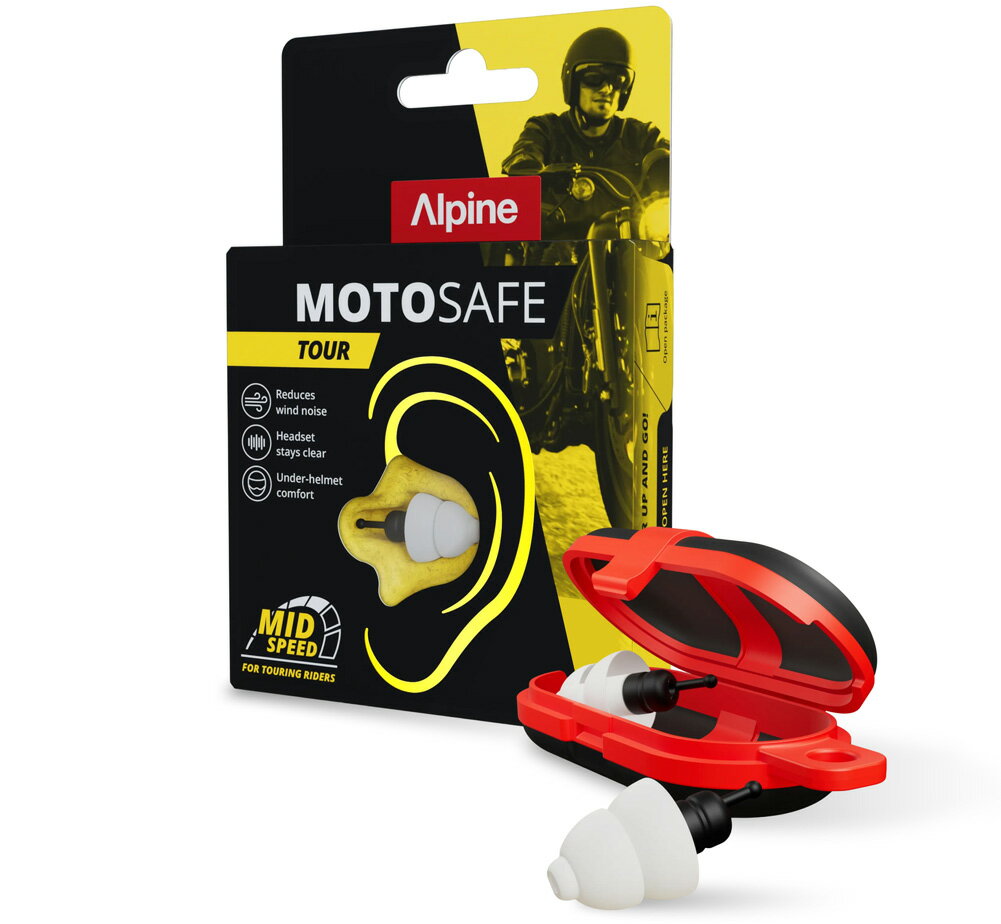 乐天商城 - [ALPINE HEARING PROTECTION] Motosafe Tour - イヤープラグ 耳栓