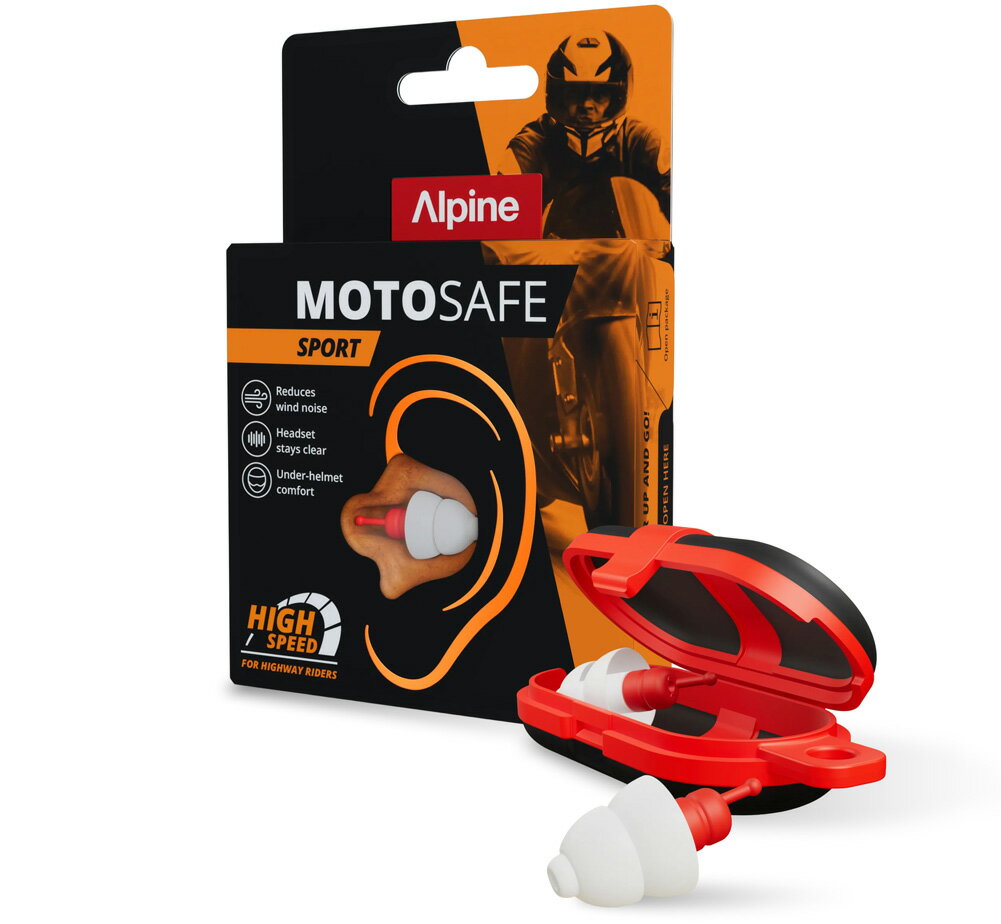 Rakuten - [ALPINE HEARING PROTECTION] Motosafe Sport - イヤープラグ 耳栓