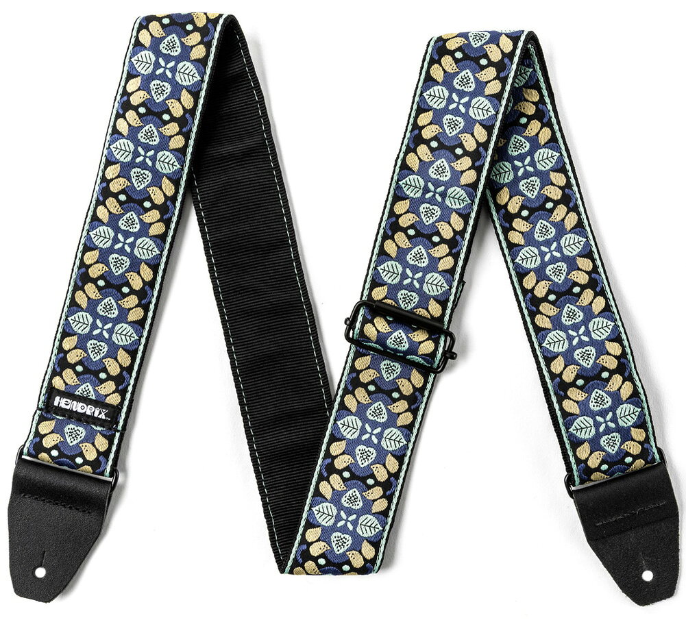 Rudy & Co. 楽天市場店の[Jim Dunlop] Jimi Hendrix / Foliate Strap (JH29) - [ジム・ダンロップ] ジミ・ヘンドリックス ストラップ｜アングル2