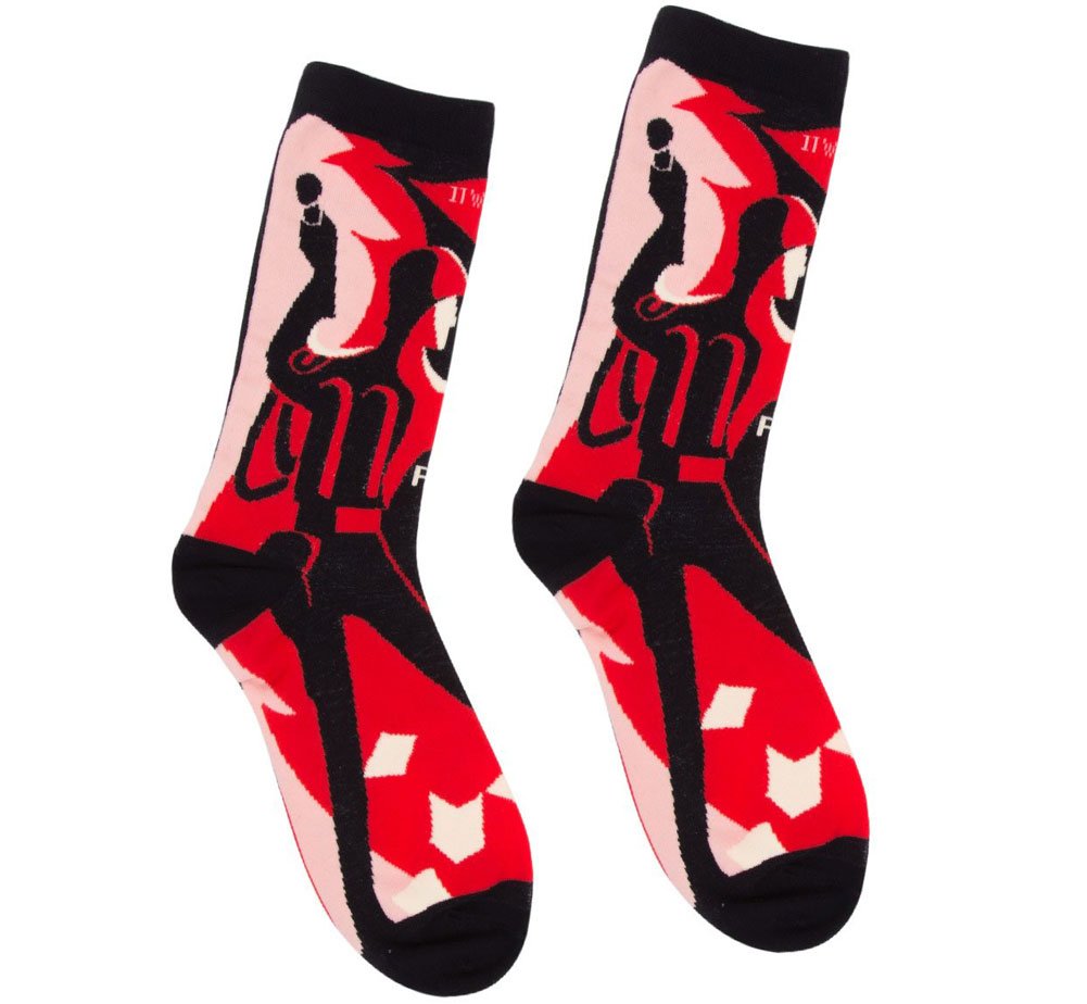 [Out of Print] Ray Bradbury / Fahrenheit 451 Socks - ؎451x \bNX