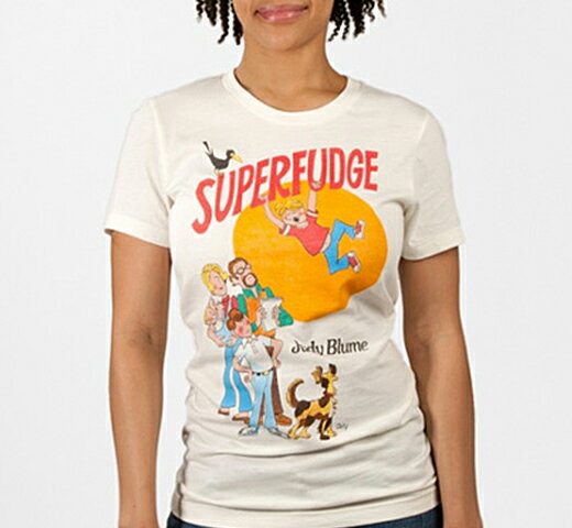 Out of Print Judy Blume / Superfudge Tee (Natural) (Womens)