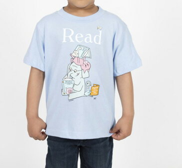 [Out of Print] Mo Willems / Read with Elephant & Piggie, and The Pigeon Tee (Light Blue) (Kids')
