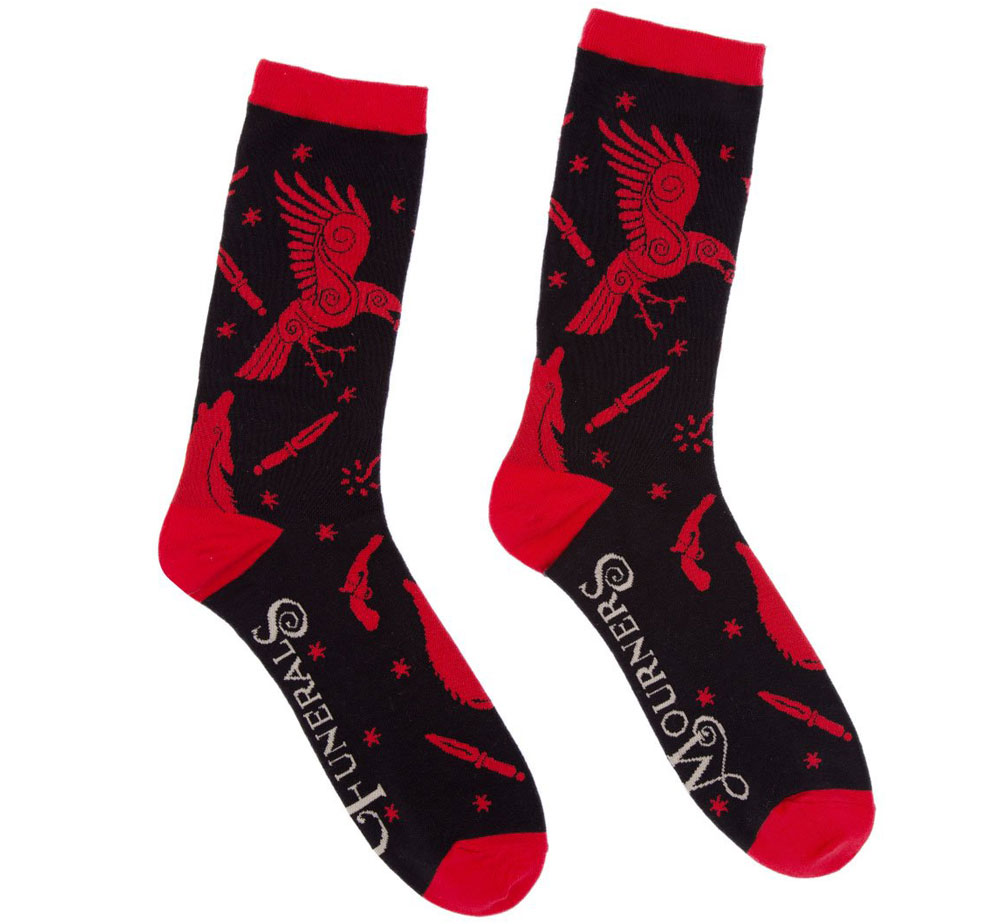 Out of Print Leigh Bardugo / Six of Crows Socks