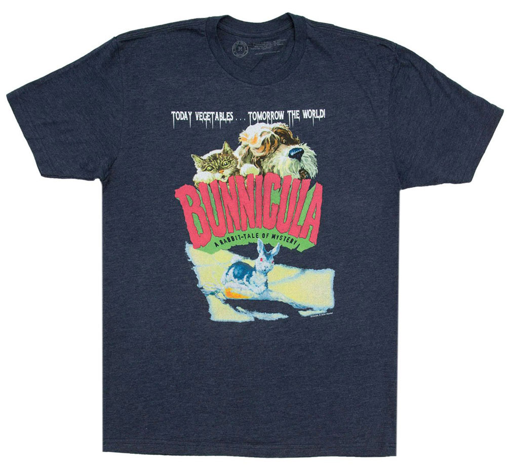 [Out of Print] Deborah Howe and James Howe / Bunnicula: A Rabbit-Tale of Mystery Tee (Midnight Navy)